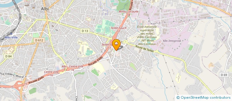 localisation de l'entreprise SOLIDARITE AGRICOLE TARNAISE à ALBI