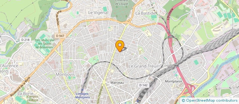 localisation de l'entreprise SOLIDARITE AIDE DIGNITE (S.A.D) à LIMOGES
