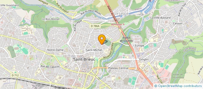 localisation de l'entreprise SOLIDARITE ANOREXIE BOULIMIE 22 à SAINT-BRIEUC