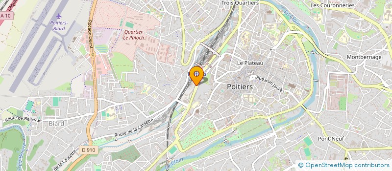 localisation de l'entreprise SOLIDARITE ANOREXIE BOULIMIE 86 à POITIERS