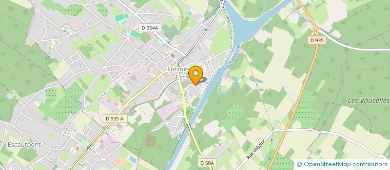 localisation de l'entreprise SOLIDARITE AUX PRIVES D EMPLOI DU PAYS DE CONDE  FRESNES-SUR-ESCAUT