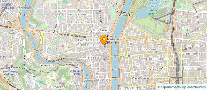 localisation de l'entreprise SOLIDARITE AVEC L'ARGENTINE à LYON