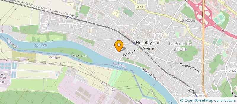 localisation de l'entreprise SOLIDARITE AVEC LES JEUNES OUGANDAIS  HERBLAY-SUR-SEINE