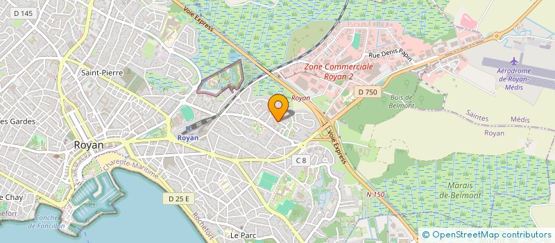 localisation de l'entreprise SOLIDARITE AVENIR D AFRIQUE (SAA)  ROYAN