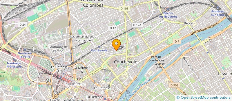 localisation de l'entreprise SOLIDARITE BABORA à COURBEVOIE