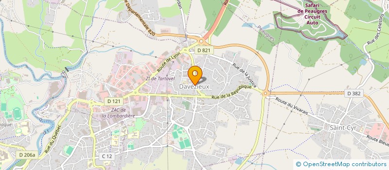 localisation de l'entreprise SOLIDARITE BOUCHONS  DAVEZIEUX