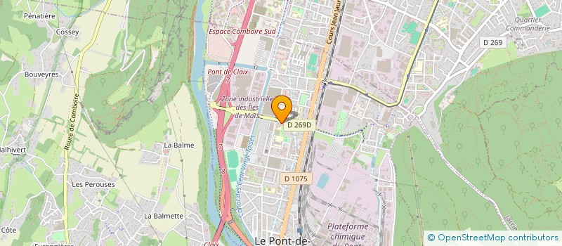 localisation de l'entreprise SOLIDARITE C'EST NOUS (SCEN)  LE PONT-DE-CLAIX