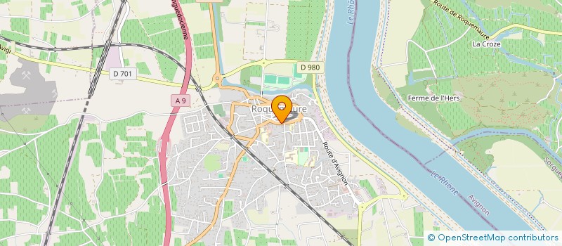 localisation de l'entreprise SOLIDARITE CANCER  ROQUEMAURE