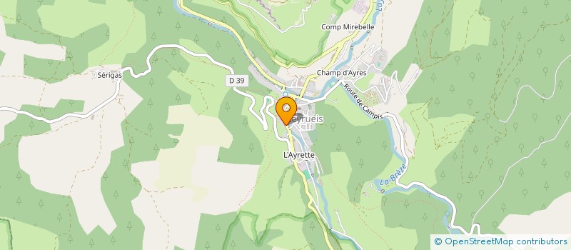 localisation de l'entreprise SOLIDARITE CAUSSENARDE CEVENOLE  MEYRUEIS