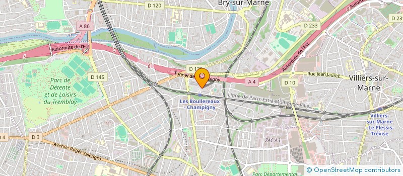 localisation de l'entreprise SOLIDARITE CHAMPIGNY à CHAMPIGNY-SUR-MARNE