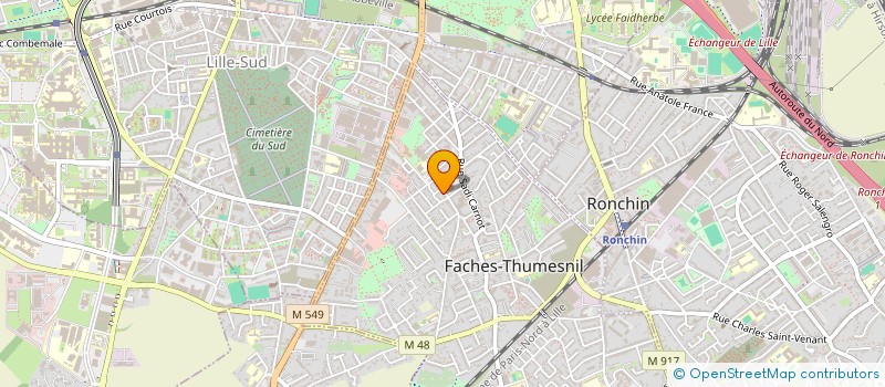 localisation de l'entreprise SOLIDARITE COLLIOTES à FACHES-THUMESNIL