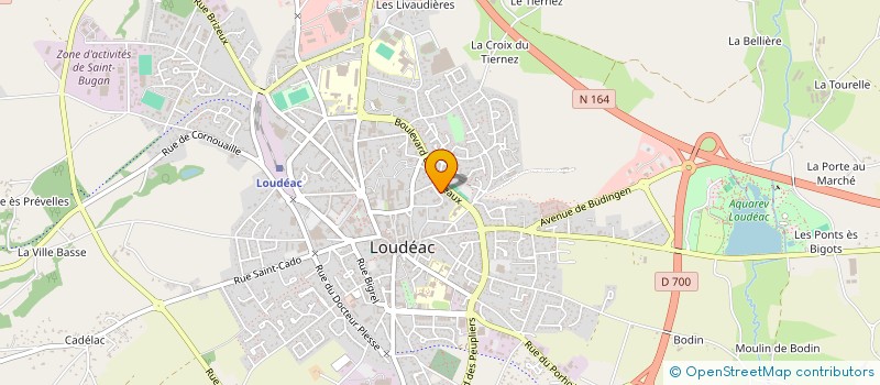 localisation de l'entreprise SOLIDARITE COMORIENS D'ITSANDRA DE BRETAGNE EN FRANCE - S.C.I.B.F à LOUDEAC