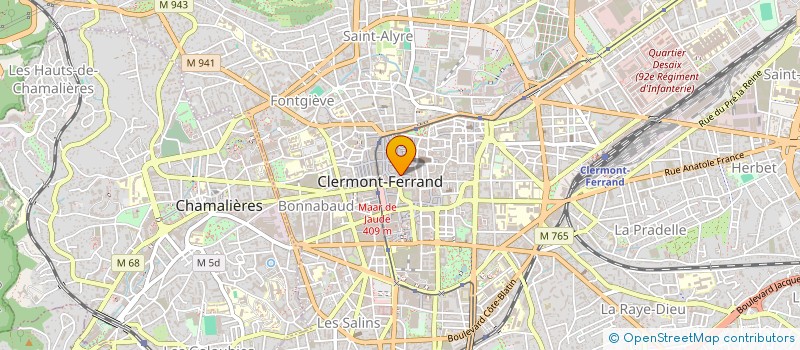 localisation de l'entreprise SOLIDARITE D'AUVERGNE-CLERMONT ANIMEE PAR DES ETUDIANTS EN ORTHOPHONIE  CLERMONT-FERRAND