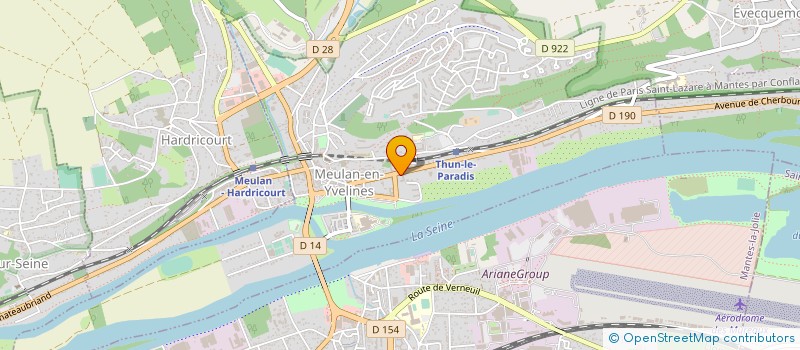 localisation de l'entreprise SOLIDARITE DES JEUNES FRANCO-SENEGALAISE  MEULAN-EN-YVELINES