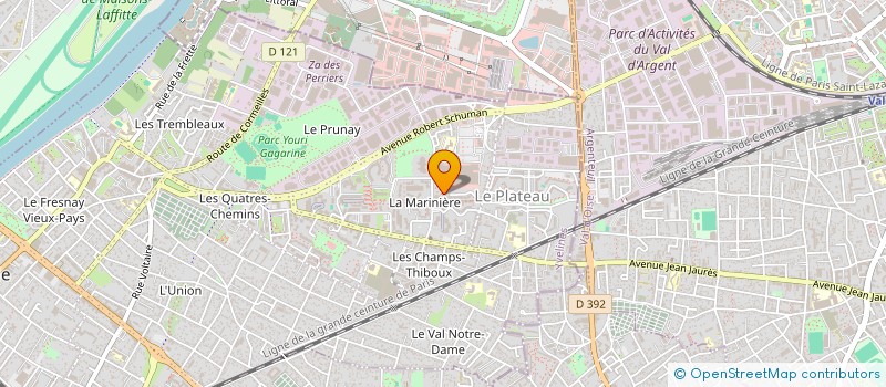 localisation de l'entreprise SOLIDARITE DES PEUPLES à SARTROUVILLE