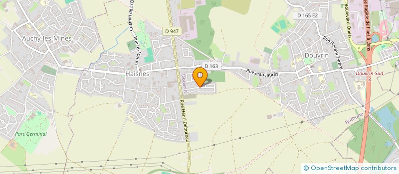 localisation de l'entreprise SOLIDARITE DIGNITE FRATERNITE à DOUVRIN