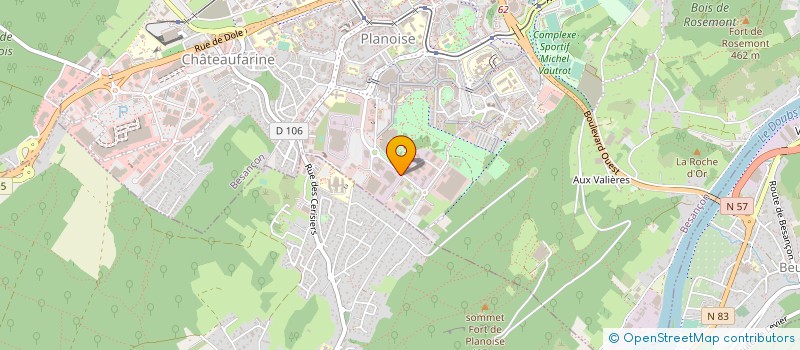 localisation de l'entreprise SOLIDARITE DOUBS HANDICAP à BESANCON