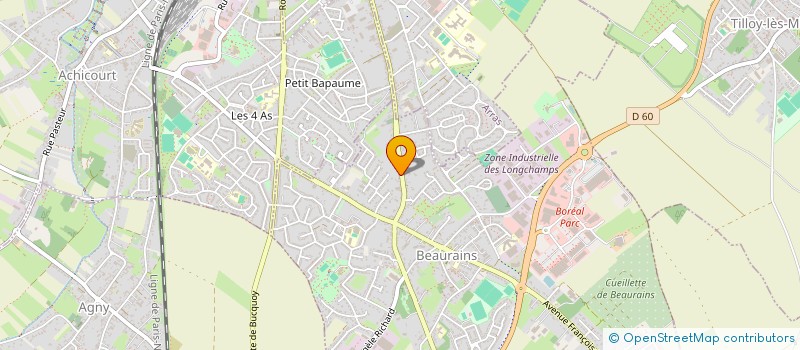localisation de l'entreprise SOLIDARITE DU COEUR AIDE ALIMENTAIRE AIDE A LA PERSONNE DAND LE GRAND SUD ARRAGEOIS à TILLOY-LES-MOFFLAINES