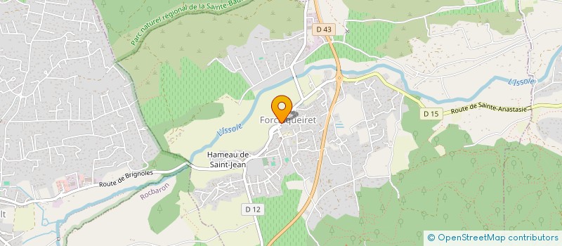 localisation de l'entreprise SOLIDARITE DU VAL D ISSOLE  FORCALQUEIRET