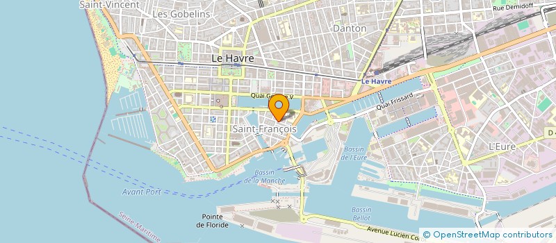 localisation de l'entreprise SOLIDARITE EMPLOI à LE HAVRE