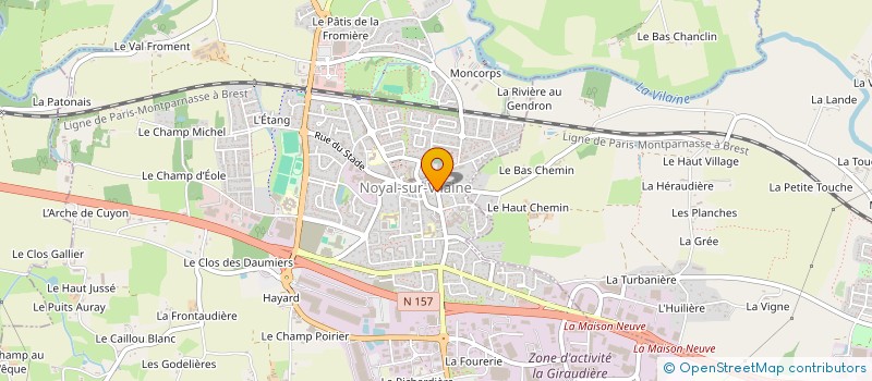 localisation de l'entreprise SOLIDARITE EMPLOI EST  NOYAL-SUR-VILAINE