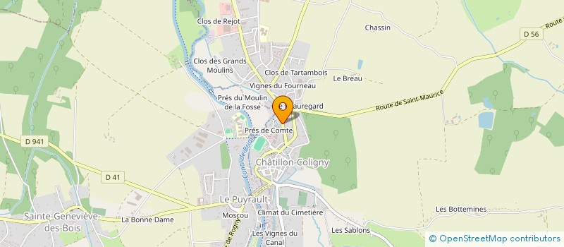 localisation de l'entreprise SOLIDARITE EMPLOI GATIN INTERIM INSERTIO à CHATILLON-COLIGNY