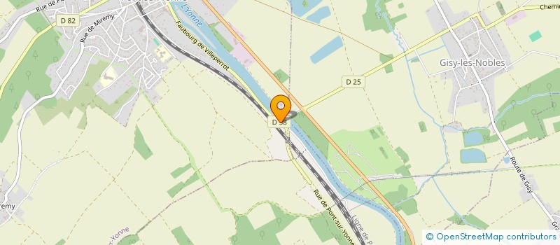 localisation de l'entreprise SOLIDARITE EMPLOI YONNE NORD - ASSOCIATION INTERMEDIAIRE à PONT-SUR-YONNE