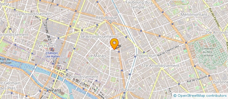 localisation de l'entreprise SOLIDARITE EN FETE à PARIS