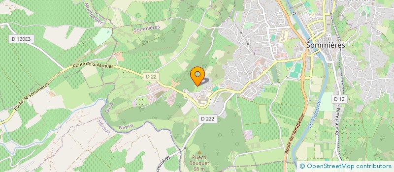 localisation de l'entreprise SOLIDARITE ENCOURAGEMENT DU DEVOUEMENT ET DU BENEVOLAT DU GARD  SOMMIERES