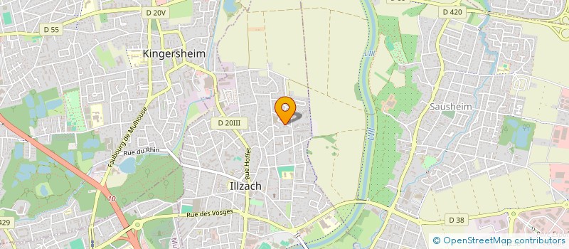 localisation de l'entreprise SOLIDARITE ENFANTS MALADES DU HAUT RHIN  ILLZACH