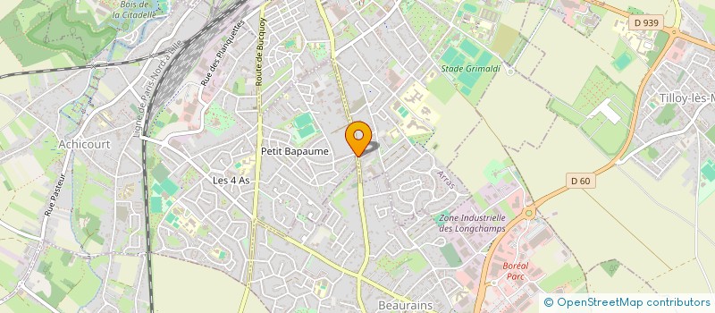 localisation de l'entreprise SOLIDARITE-ENTRAIDE-ORIENTATION à ARRAS