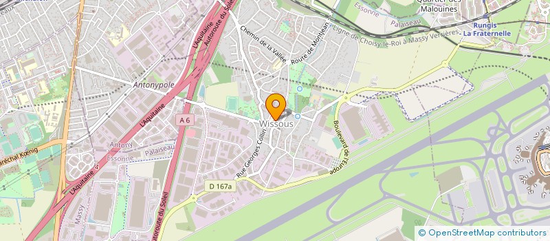 localisation de l'entreprise SOLIDARITE ET ACTION AGE D OR DE WISSOUS à WISSOUS