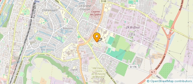 localisation de l'entreprise SOLIDARITE ET ACTION POUR LA JEUNESSE DE KARANGANA à VALENCE