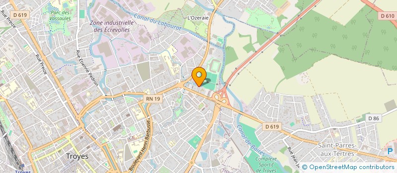 localisation de l'entreprise SOLIDARITE ET BIENFAISANCE à TROYES
