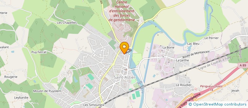 localisation de l'entreprise SOLIDARITE ET ENTRAIDE à SAINT-ASTIER