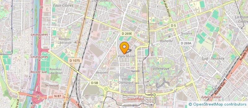 localisation de l'entreprise SOLIDARITE ET INSERTION PAR L'INFORMATIQUE EN AFRIQUE (S.I.P.I.A) à GRENOBLE