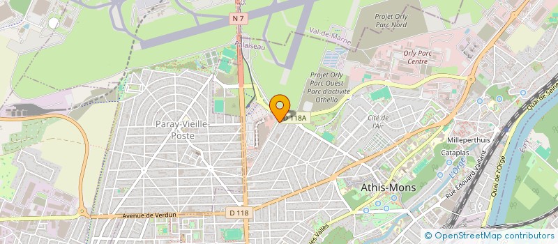 localisation de l'entreprise SOLIDARITE ET PARTAGE à ATHIS-MONS