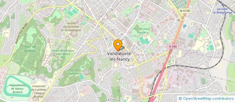 localisation de l'entreprise SOLIDARITE ETUDIANTE ENGAGEE ET RESPONSABLE à VANDŒUVRE-LES-NANCY