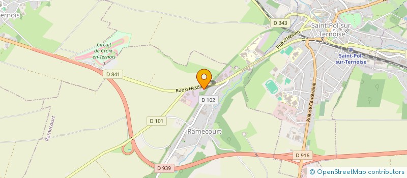 localisation de l'entreprise SOLIDARITE FEMININE  RAMECOURT