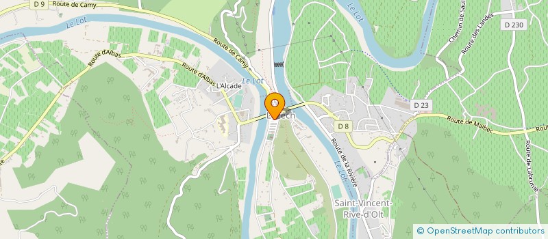 localisation de l'entreprise SOLIDARITE FEMMES 46  LUZECH