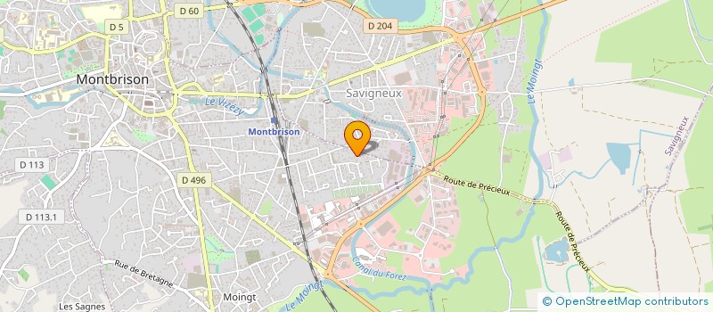 localisation de l'entreprise SOLIDARITE FOREZ PALESTINE à MONTBRISON