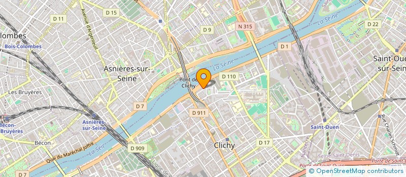 localisation de l'entreprise SOLIDARITE FORMATION MEDIATION à CLICHY