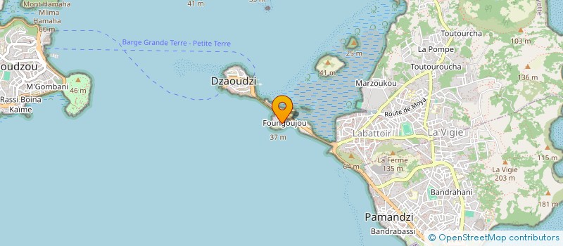 localisation de l'entreprise SOLIDARITE FOUNGOUJOU à DZAOUDZI