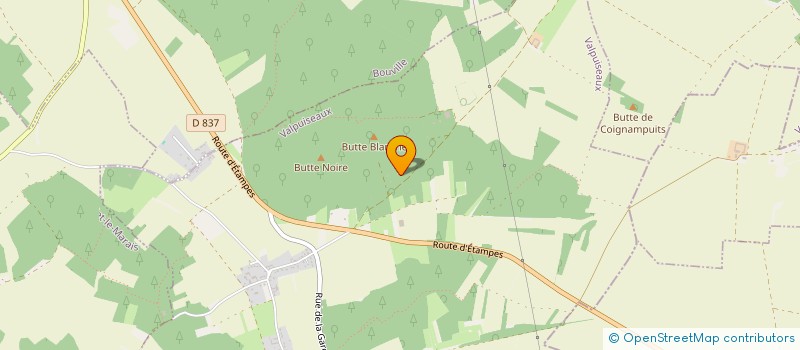 localisation de l'entreprise SOLIDARITE FRANCE-BRESIL  VALPUISEAUX