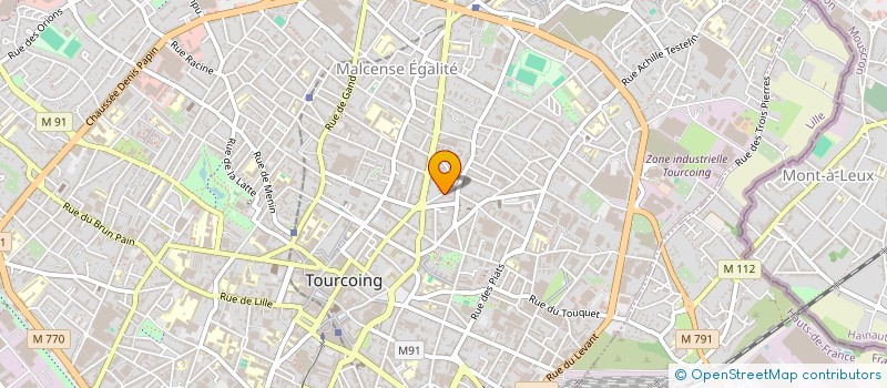 localisation de l'entreprise SOLIDARITE FRANCE-MAROC  TOURCOING