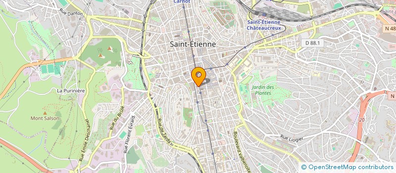 localisation de l'entreprise SOLIDARITE GABONAISE EN FRANCE à SAINT-ETIENNE