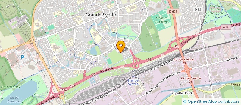 localisation de l'entreprise SOLIDARITE GANT D'OR à GRANDE-SYNTHE