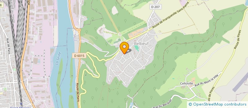 localisation de l'entreprise SOLIDARITE GUINGUENEO  BELBEUF