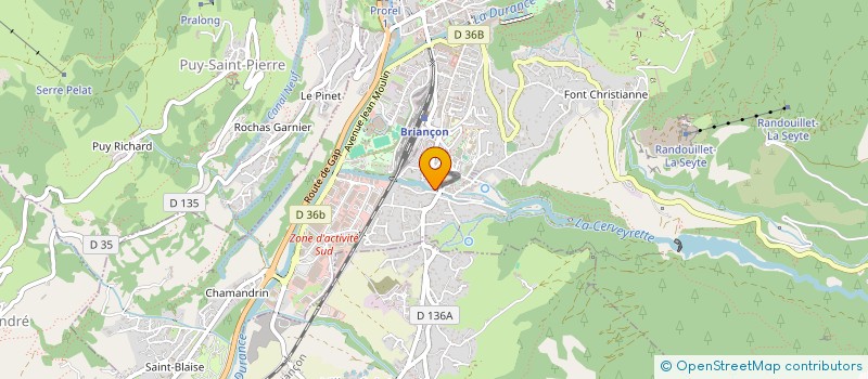 localisation de l'entreprise SOLIDARITE HANDICAPES PAYS BRIANCONNAIS à BRIANCON