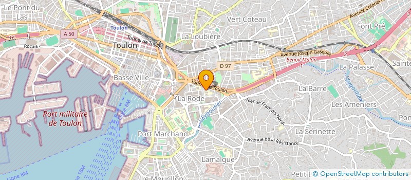 localisation de l'entreprise SOLIDARITE ICI ET AILLEURS à TOULON